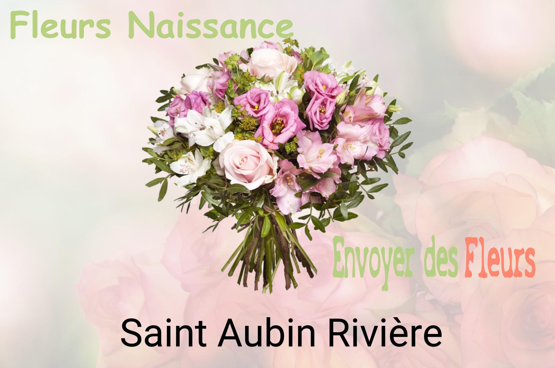 Bouquet de fleurs de naissance livré à Saint-Aubin-Rivière